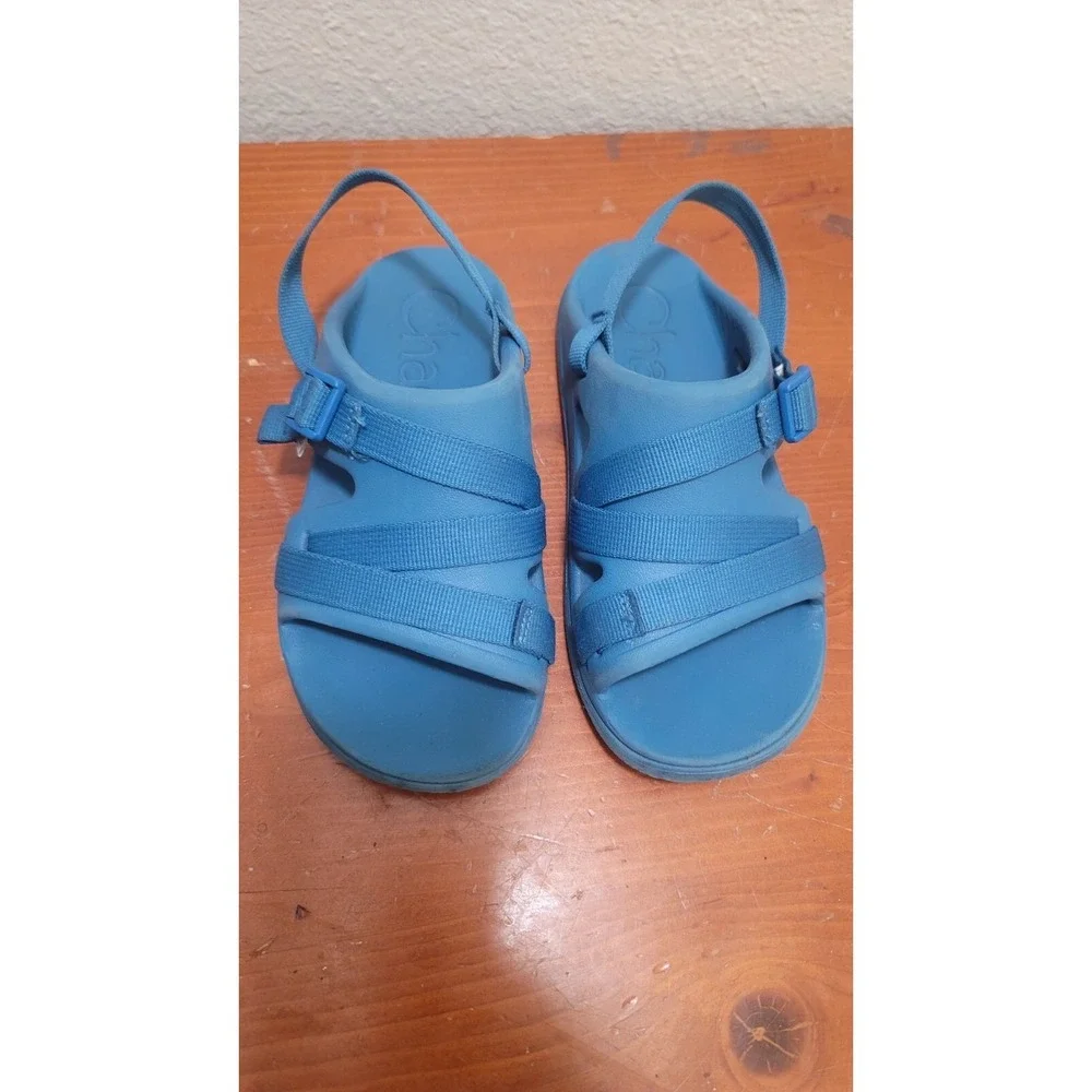 CHACO KIDS BLUE CHILLOS  SPORT  SLIP‎ ON ADJUSTABLE CASUAL SANDALS SIZE 4